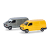 Herpa 012386-004 , MiniKit VW T4 Kasten, 2 szt. szary i żółty, Skala 1:87